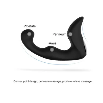 Daljinski upravljalnik Prostate Massager USB Polnjenje Strapon Za Moški Analni Vibrator Spolnih Igrač Za Moške/Ženske, Analne Čepe Izdelki