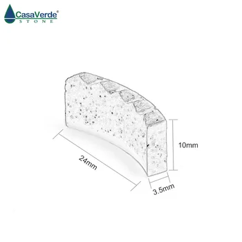 DC-DSCB01 M tip diamantne vrtalne malo segmente, 24x3.5x10mm mokro vrtanje za beton