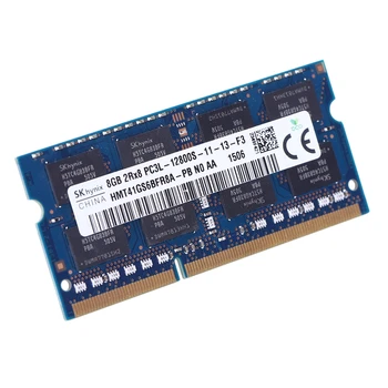 DDR3 8GB 12800 1600MHz 1.35 V RAM Pomnilnik za Prenosnik Prenosnik 204-PIN SODIMM nizkonapetostni Non-ECC Dual Channel