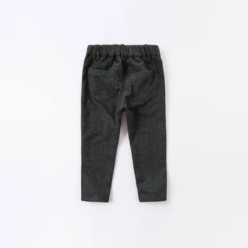DKH14211 dave bella jeseni 5Y-13Y otroci fantje modno črtasto žepi hlače otrok boutique priložnostne celotno dolžino hlače
