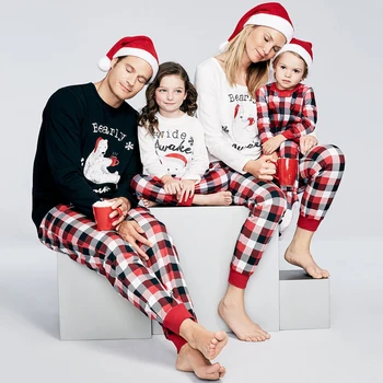 Družinski Božič Pižamo 2020 Novo Družino Ujemanje Oblačila Otroci Mama Božič Pižamo Družino Ujemanje Nekaj Obleke, Moške Pajama