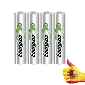 Energizer-polnilna Accu Napolnite Univerzalna 500 mAh baterije AAA HR03, 4 baterije, Silver