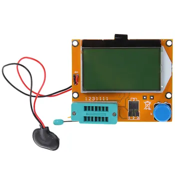 ESR Meter Tranzistor Tester Digitalni LCR Mega328 V2.68 ESR-T4 Diode Triode Kapacitivnost MOS/PNP/NPN LCR 12864 LCD Zaslon Tester