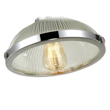 Evropski Letnik Industrijske Prekrita Prozornega Stekla Lampshade Obesek Žarnice E27 Viseče Luči Spalnica Svetlobe