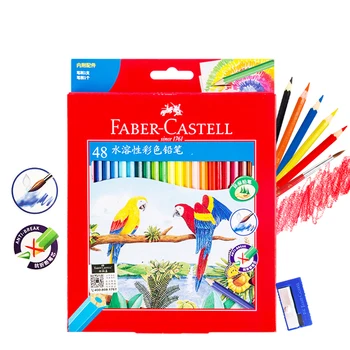 Faber Castell 36/48Color Vode Barvni Svinčniki Set za Office Šoli Otroci Risba Svinčnik, Akvarel Dobave
