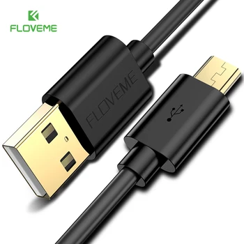 FLOVEME USB Kabel Micro USB 2A Hitro Polnjenje Podatkov Polnilnik, Kabel Pozlačen Priključek, Microusb Cabel Za Samsung Xiaomi Huawei