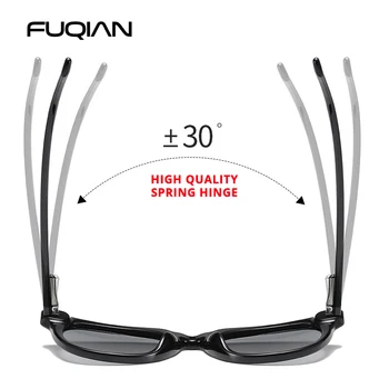 FUQIAN 2020 Klasičnih Kvadratnih Polarizirana sončna Očala Moški Ženske blagovne Znamke Oblikovalec Zakovice Vožnjo sončna Očala Moda Črna Očala