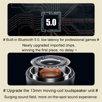 G3 TWS Bluetooth 5.0 Gaming Slušalke Brezžične Slušalke Stereo Čepkov Šport Vodotesne Slušalke Z Mikrofonom PK I12 I9000
