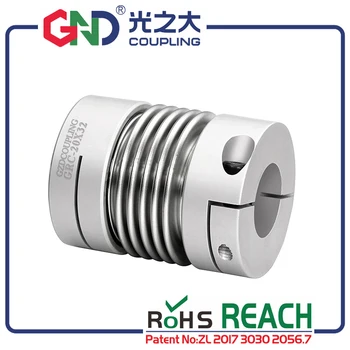 GRC Aluminij Zlitine Meh Objemka Serije GND gredne D16XL27mm; D1 D2: 4/5/6/6.35/7/8 mm