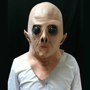 Halloween Scary Ogabno Vinil Masko Velike Oči Tujec Nlp Dodatno Kopenskih Stranka Maske Za Kostum Stranka Cosplay Rekviziti