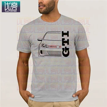 Herren t-shirt gti-schriftzug Rot Logo Grb Golf 1 2 3 4 5 6 7 Avto Auto Shirt Obleko Priljubljena t-shirt Crewneck