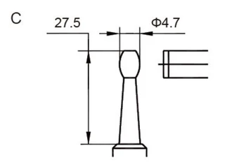 IP65 0.001 mm nepremočljiva Tip A B C D E F cev elektronski mikrometer 0-25 25-50 mm digitalni cev mikrometer