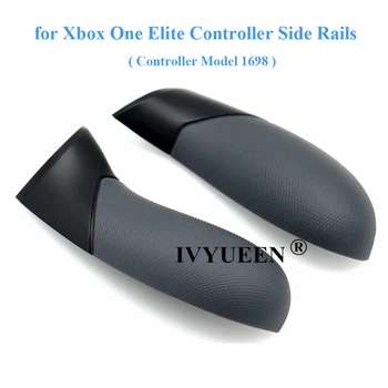 IVYUEEN za XBox Eno Elite Controller Model 1698 Grip Ročaj Gumirani Desni, na Levi Strani Ograje Zamenjava Zadaj Nazaj Plošče Lupini