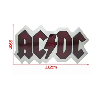 Jasno, Rdeča ACDC Reliefni Rock Heavy Metal Glasbo Belt Sponke