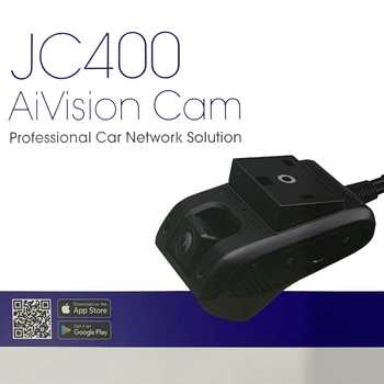 JC400P 4G Smart AiVision Dashcam s Sprednje & Dvojno Kabino 1080P Live Video Nadzor, Sledenje GPS & SOS Alarm Oblak, Snemanje
