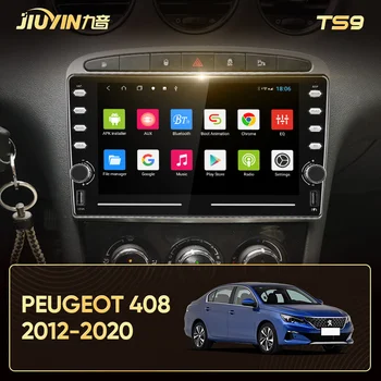 JIUYIN Za Peugeot 408 2012 - 2020 Avto Radio Večpredstavnostna Video Predvajalnik Navigacija GPS Android 10 Št 2din 2 din DVD