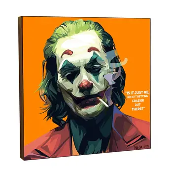 Joker Joaquin Phoenix slikarstvo plakat pop art Marvel DC Comics tiskanja dekor kino geek Stripi