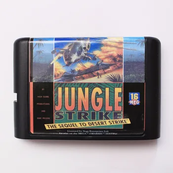 Jungle Stavke Nadaljevanje Puščavi Stirke 16 bit MD Igra Kartice Za Sega Mega Drive Za Genesis