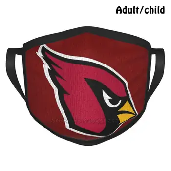 Kardinali-Arizona Pm2.5 Proti Prahu DIY za Večkratno uporabo Masko Logotip Šport Nogomet