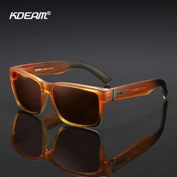 KDEAM Reformo in Športa Moških Polarizirana sončna Očala Presenetljivo Barv sončna Očala Prostem Vožnje Photochromic Sunglass Z Box
