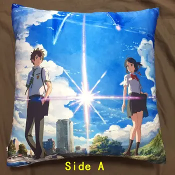 Kimi No Na Wa Vaše Ime Anime Dve Strani Pillowcases Objemala Blazino Blazine Primeru Zajema Otaku Cosplay Darilo Novo 036