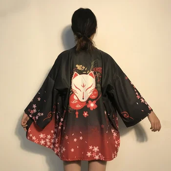 Kimono Ženske Japonski Yukata Ženske Ženske Azijskih Oblačila Kimono Jopico Rokavi Ženske Tradicionalni Japonski Kimonos Haori FF2682
