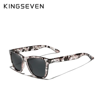 KINGSEVEN Ultralahkih TR90 Leopard Tiskanja Okvir Polarizirana sončna Očala Moški Modni Nova sončna Očala Odtenkih Za Ženske