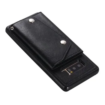 Kisscase Retro PU Usnjena torbica Za Samsung Galaxy Lite S8 S9 Plus S6 S7 rob Opomba 9 Flip Denarnice za Kartico sim Stojalo Zadnji Pokrovček