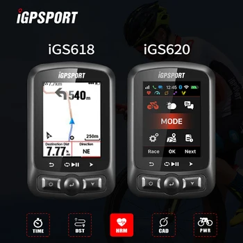 Kolesarski Računalnik iGPSPORT iGS618 iGS620 GPS Tracker Navigacije Kolo merilnik Hitrosti IPX7 3000 Ur Podatkov Barvni Zaslon prevožene poti