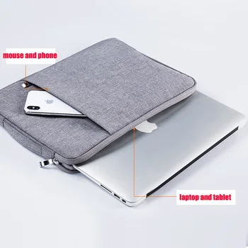 Laptop Torba Primeru Za ASUS VivoBook Flip 14 ROGA Zephyrus Strix BRAZGOTINA 15 Zadrgo Torbici Rokav Zenbook S 13.3 K570UD 15.6 S torbica