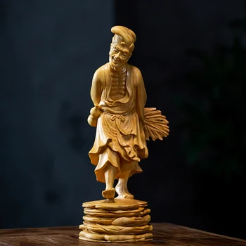Legenda Noro Menih Lesa Buda Blaginjo Status Ji Kitajski Gong Vere Feng Shui Doma Dekoracijo Masivnega Lesa, Carvinga