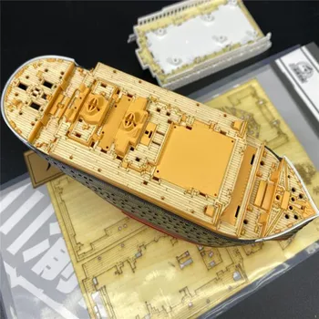 Leseni Kabini DIY Model Ladje Sestavljanje Kompleti za Suyata Ladje Titanik Model Kompleti Simulacije Deli