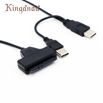 LJUBEK USB 2.0, SATA 7+22Pin USB 2.0 Adapter Kabel Za 2.5 HDD Prenosni Trdi Disk JAN30