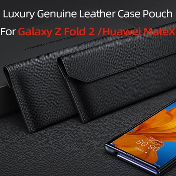 Luksuzni Pravega Usnja Primeru Torbica Za Galaxy Ž Krat 2 5G Primeru Za Galaxy Krat primeru Za Huawei MateX XS Primeru Vrečko Vrečka