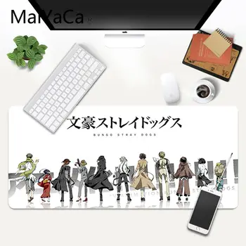 MaiYaCa Dazai bungou potepuške pse anime Igra mousepad Anti-slip Gumo Gaming Miška Mat xl xxl 800x300mm za Lol world of warcraft