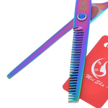 Meisha 6 inch Profesionalne Frizerske Škarje Nastavite Japonska 440c Barber Lase Rezanje Redčenje Škarje Škarje Frizuro Orodje A0174A
