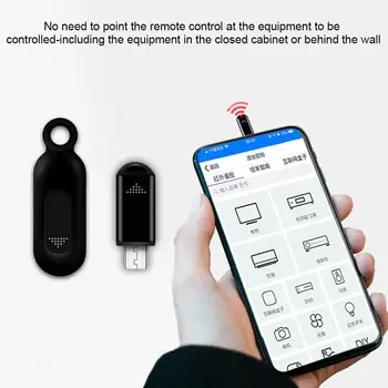 Micro USB, Mini Smart Control Mobilni Telefon Daljinski upravljalnik IR Naprave za Brezžični Infrardeči Daljinski upravljalnik Adapter Za Android