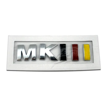 MKIII MK3 prtljažniku Prtljažnik, vrata prtljažnika Chrome Emblem Značko Nalepke Nalepke MK3 ocena 3 Logotip