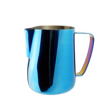 Mleko, Paro & Penjenje Vrč 304 Nerjaveče Jeklo Non-Stick Mleka Jug Potegnite Cvet Pokal Kot Nalašč Za Kavo Cappuccino Latte Art