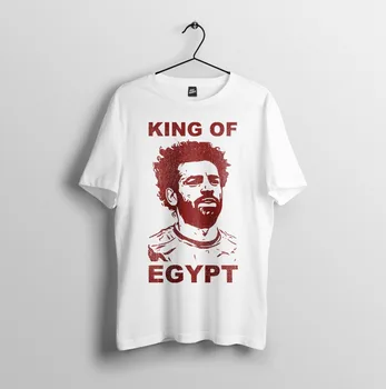 Mo Salah Kralj Egipta, ki se Zgleduje Design Mens Unisex T-Shirt Majica blagovne znamke 2020 Novo Tee Moški Moški Oblačila Risanka T Srajce