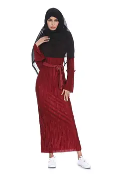 Muslimanske Ženske Naguban Dolgo Obleko Maxi Stranka Cocktail Obleke Islamske Tam Kaftan Dubaj Slim Abaya Haljo Hidžab Obleko Priložnostne Bližnjem Vzhodu