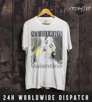My Bloody Valentine T Shirt valentinovo Bilinda Mesar Lezbijke Poljubljanje LGBT Kul Priložnostne ponos majica s kratkimi rokavi moški Modna Unisex