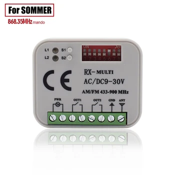Najboljši SOMMER 868 daljinskim upravljalnikom preklopite 2CH 9-30 V AC DC rolling code Sprejemnik Za SOMMER 4020 TX03 868 4 4026 TX03 868 2 4025
