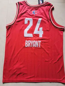 NBA Chicago 2020 ALL-STAR Edition Moške Los Angeles Lakers #24 Kobe Bryant Majice za Košarko Rdeča
