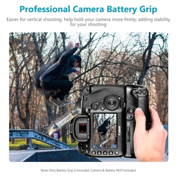 Neewer Battery Grip Združljiv z Canon 5D Mark IV Fotoaparat, Canon BG-E20, Delo z LP-E6 LP-E6N Baterije