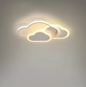 Nova otroška soba lučka led Nordijska spalnica stropne svetilke ustvarjalne risanka fant in punca soba svetilke svetilke v oblaku