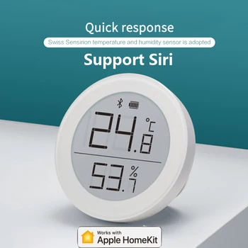 NOVE Pametne Daljinski upravljalnik temperature in Vlažnosti Senzorja LCD-zaslona, Termometer, higrometer, združljive s Siri HomeKit