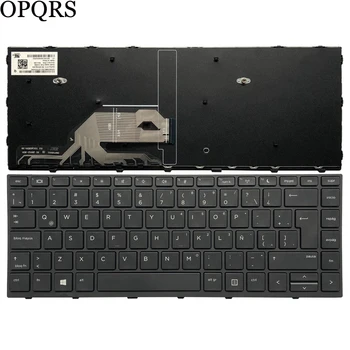 NOVO latinsko prenosni računalnik Tipkovnica za HP Probook 430 G5 440 G5 445 G5 NSK-XJ0SQ LA s črnim okvirjem