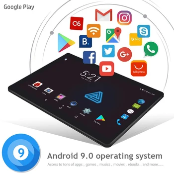 Novo Prišli 10.1 palčni Jedro Octa Tablični Računalnik Android 9.0 Google Trgu 4G LTE Telefonski Klic Dual SIM CE blagovne Znamke GPS Tablet WiFi 2.5 D Zavihek