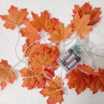 Novost ročno Maple Leaf Niz LED Luči, AA Baterije fariy praznik svetlobe niz led, Poroka Dogodek garland listi za dekoracijo